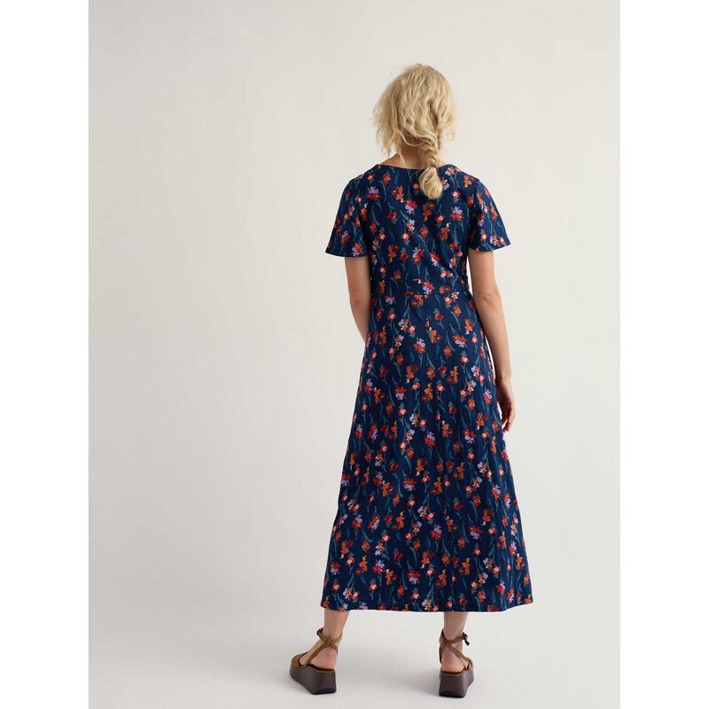 Seasalt Cornwall Chateaux Dress Snapdragon Sea Cave image number 1